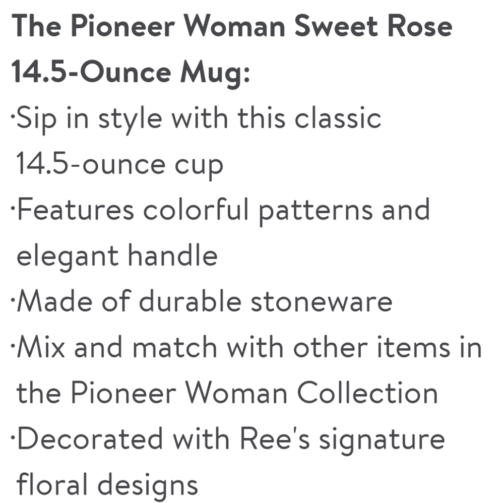 Gift ❤️ New Pioneer Woman Sweet Rose Mug & Throw Blanket Gift Set - Picture 5 of 7